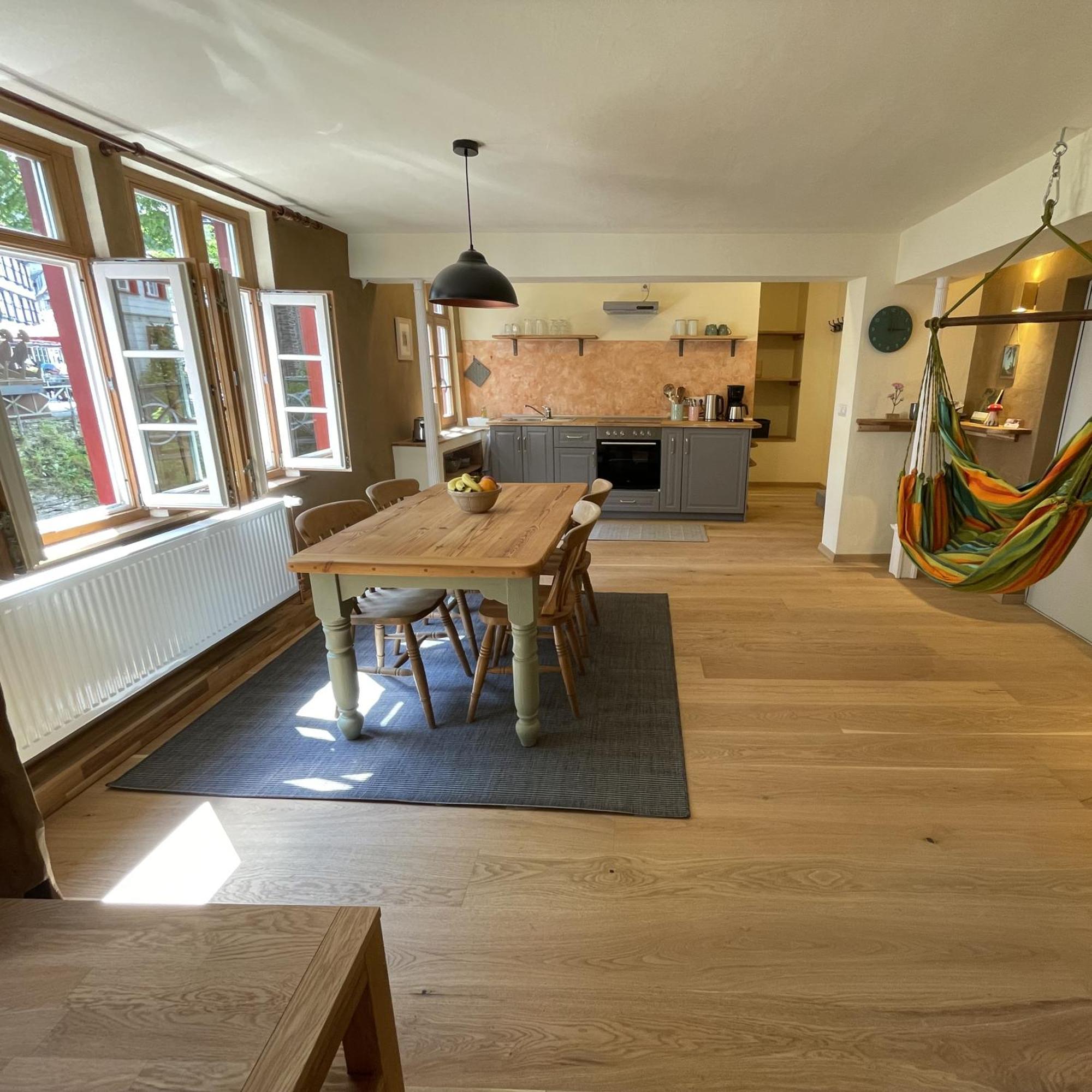 Apartment Am Fluss Im Haus An Der Rur Monschau Bagian luar foto