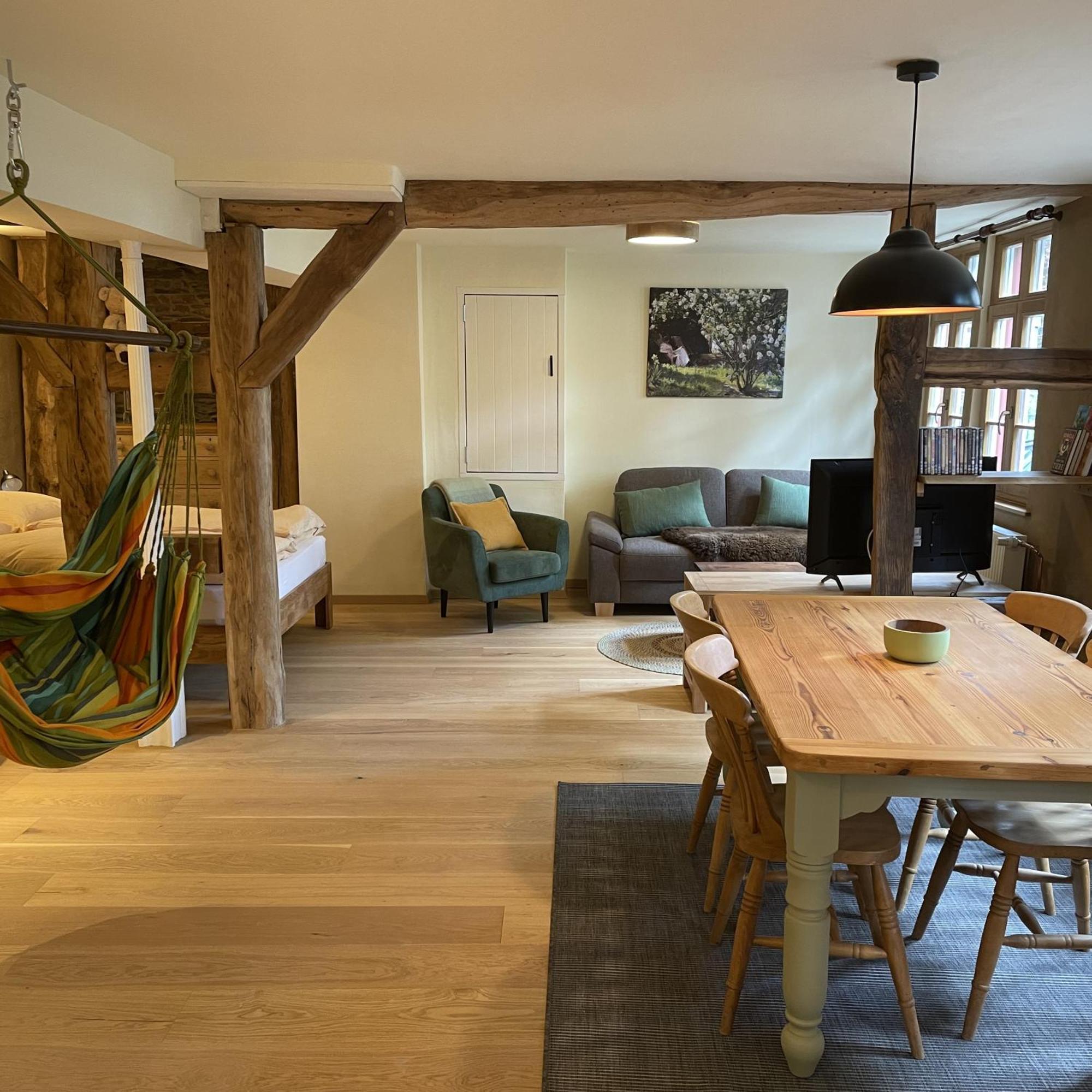 Apartment Am Fluss Im Haus An Der Rur Monschau Bagian luar foto